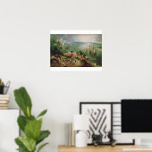 イカロス秋の風景， c.1555 ポスター (ホームオフィス)