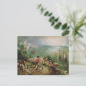 イカロス秋の風景， c.1555 ポストカード (スタンド正面)