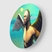 イカロス ラージ壁時計 (傾斜)