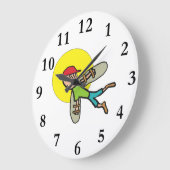 イカロス ラージ壁時計 (傾斜)