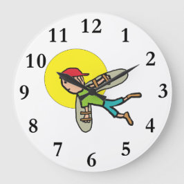 イカロス ラージ壁時計