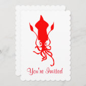 イカ招待状 招待状 (正面/裏面)