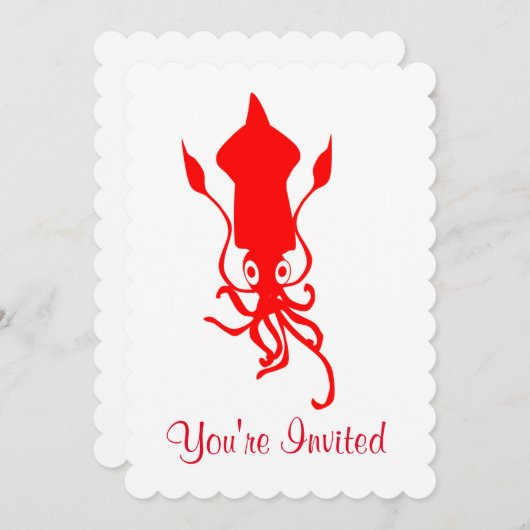 イカ招待状 招待状 (正面/裏面)