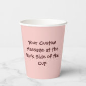 イカ料理人漫画紙カップ 紙コップ (裏面)