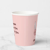 イカ料理人漫画紙カップ 紙コップ (右)