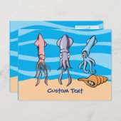 イカ漫画 ポストカード (正面/裏面)