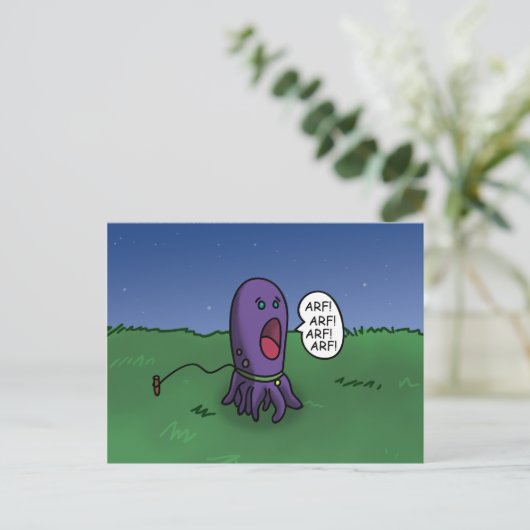 イカ犬 ポストカード (スタンド正面)