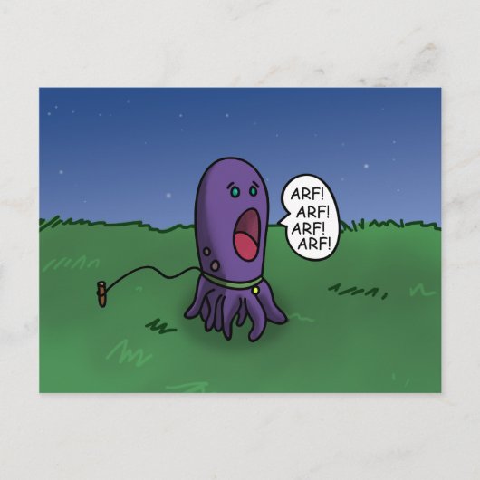 イカ犬 ポストカード (正面)