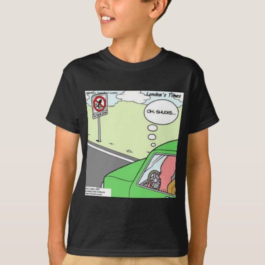 イカ禁止ゾーン Tシャツ (正面)