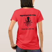 イカ絵を描ロゴTシャツ Tシャツ (裏面)