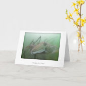 イカ誕生日カード カード (黄色い花)