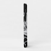 イカ・オン・ブラック・モノグラム Case-Mate iPhoneケース (裏面/左)