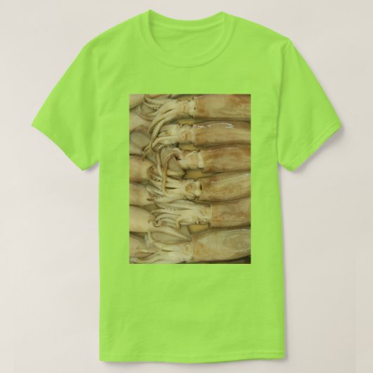イカ - カラマリ Tシャツ (デザイン正面)