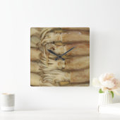 イカ – Calamari スクエア壁時計 (ホーム)