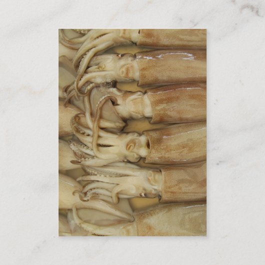 イカ – Calamari 名刺 (裏面)