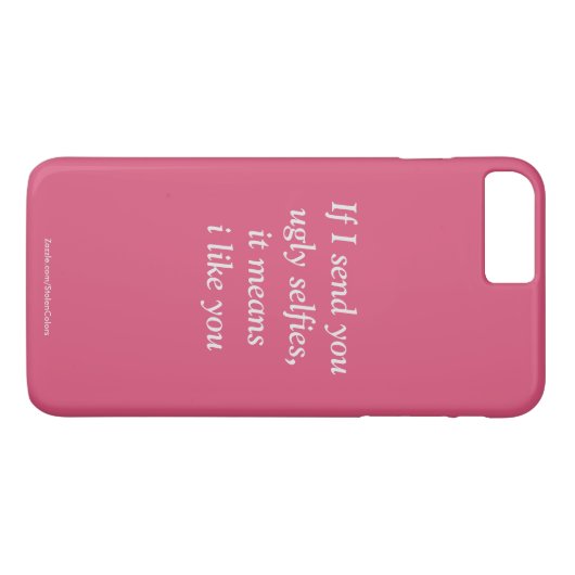 イガイな自撮り iPhone 7 Plus Case-Mate iPhoneケース (裏面(横))