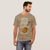 イギスとギターが関わるギタリスト クリスティ Tシャツ (正面フル)