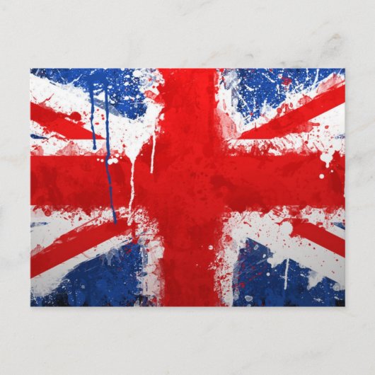イギリカッコいいス国旗 ポストカード (正面)