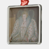 イギリスおよびアイルランドのエリザベス女王一世 メタルオーナメント (左)