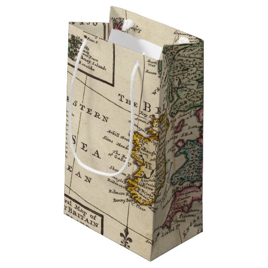 イギリスおよびアイルランドの一般図 スモールペーパーバッグ (裏面アングル)