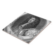 イギリスおよび怒りのチャールズII (1630-85年の)王 タイル (側面)