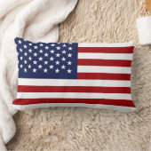 イギリスおよび米国旗 ランバークッション (ブランケット)