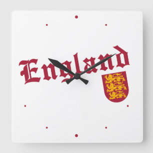 イギリスおよび頂上 スクエア壁時計