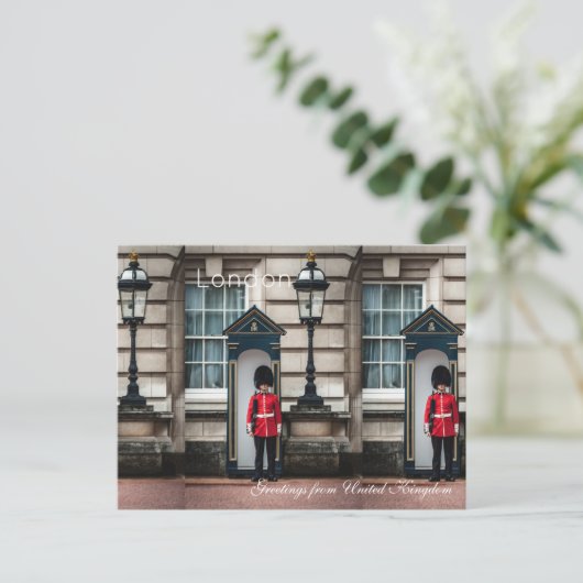 イギリスからのロンドンのハガキ統一されたー挨拶 ポストカード (スタンド正面)