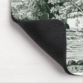 「イギリスからの川のプールの釣り人、 マウスパッド (コーナー)