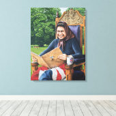 イギリスからの難民1975年 キャンバスプリント (インサイチュ (ウッドフロア))