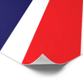 イギリスが乗ったユニオ書ンジャック国旗 ポスター (角)