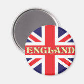 イギリスが乗ったユニオ書ンジャック国旗 マグネット (正面/裏面)