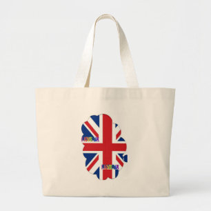 イギリスが大好き ラージトートバッグ
