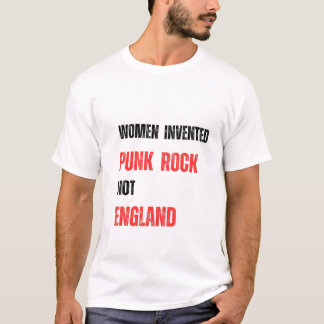 イギリスではなくパンクロックを発明した女性 Tシャツ