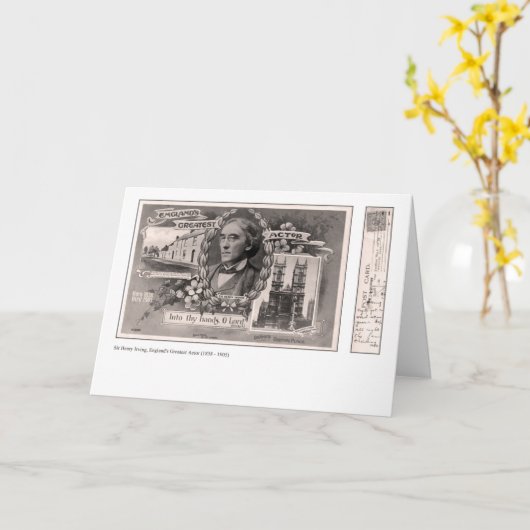 イギリスで最も素晴らしい俳優の挨拶状 カード (黄色い花)