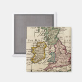 イギリスとアイルランド素晴らしの総合地図 マグネット (正面/裏面)