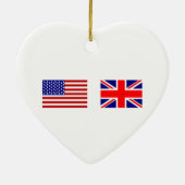 イギリスとアメリカの国旗並べて セラミックオーナメント (裏面)