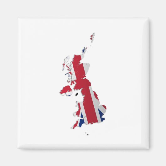 イギリスとクラウンの依存関係フラグMap_2 マグネット (正面)