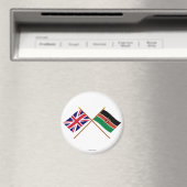 イギリスとケニアが国旗を越えた マグネット (インサイチュ (食洗機))