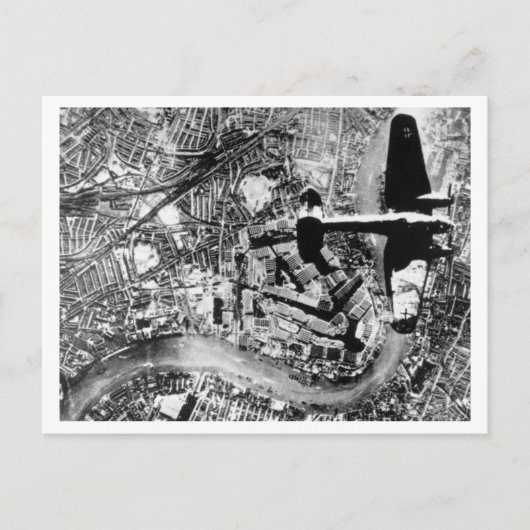 イギリスとブリッツの戦い:テムズ川の#8 ポストカード (正面)