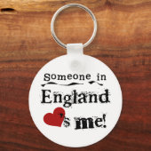 イギリスにいる誰かが私を愛している キーホルダー (正面)