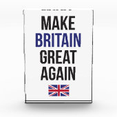 イギリスに素晴らしいイギリス第1の旗の#Brexitを再度作って下さい フォトブロック (正面)