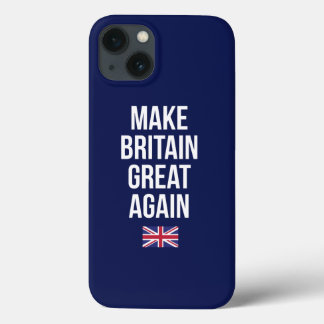 イギリスに素晴らしいイギリス第1の旗Brexitを再度して下さい iPhone 13ケース