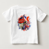 イギリスのお土産 ベビーTシャツ (裏面)