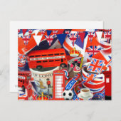 イギリスのお土産 ポストカード (正面/裏面)