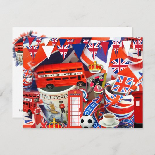 イギリスのお土産 ポストカード (正面/裏面)