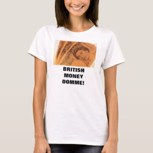 イギリスのお金DOMME Tシャツ