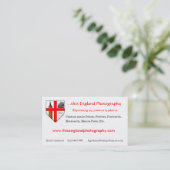 イギリスのこの写真撮影 名刺 (スタンド正面)