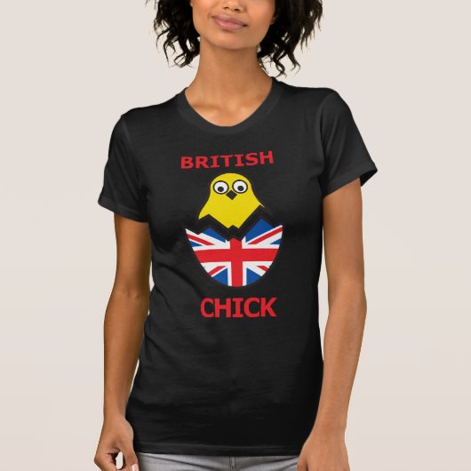 イギリスのひよこ Tシャツ (正面)
