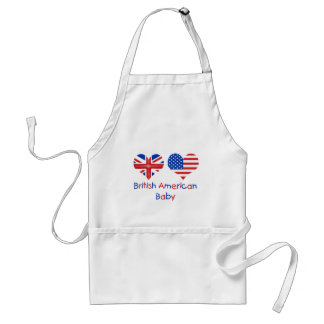 イギリスのアメリカのベビー スタンダードエプロン